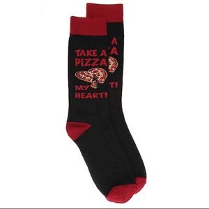 Take a pizza of my heart men’s socks